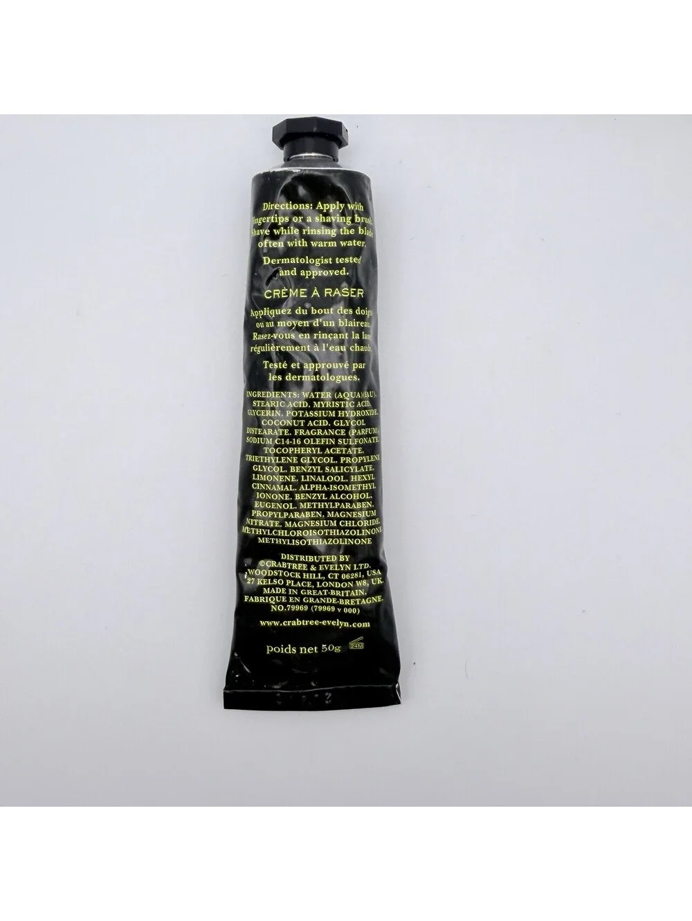 Crabtree & Evelyn West Indian Lime After Shave Cream 1.8 Fl oz - 50g New!!!